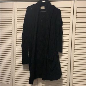 Black long sweater